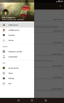 Book of mushrooms android App screenshot 4