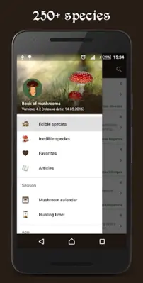 Book of mushrooms android App screenshot 8